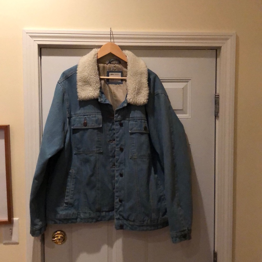 ASOS curve Sherpa collar Jean jacket